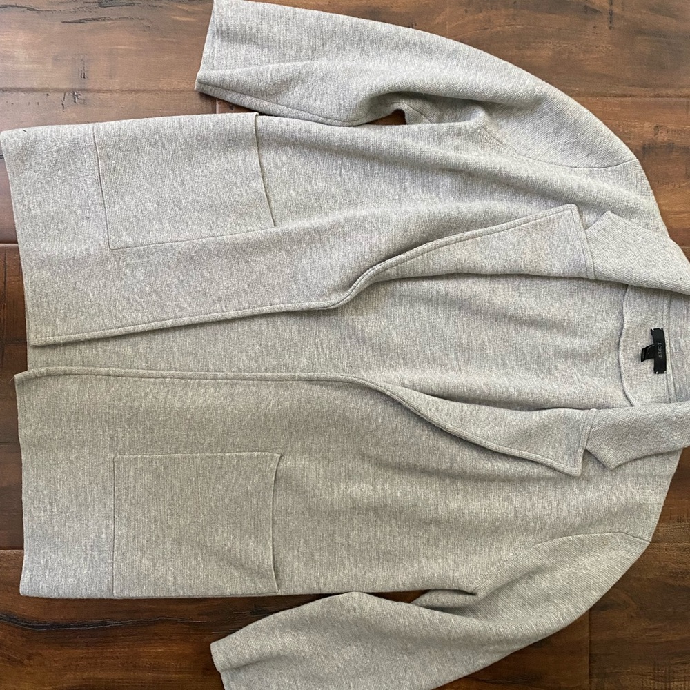 JCREW Womens S sweater jacket Grey